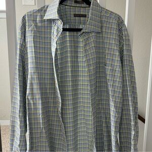 Peter Millar Multicolor Plaid Button Down Shirt